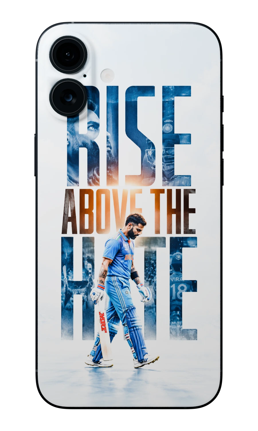 Cricket Mobile Skin (Rise Above Hate Virat Kohli)