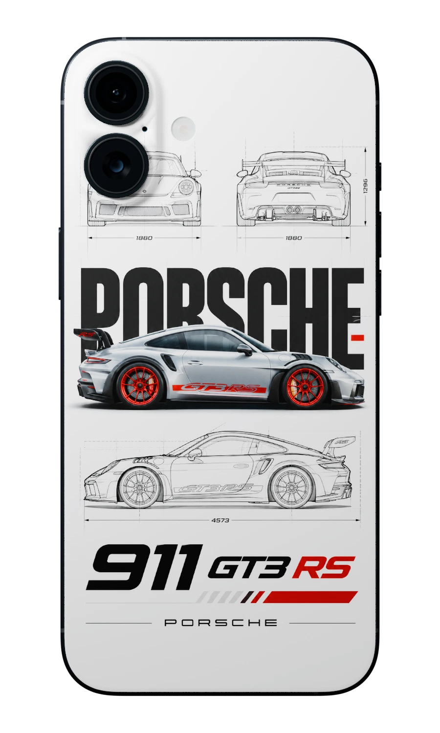 Sports Cars Mobile Skin (Porsche The 911 Gt 3 Rs)