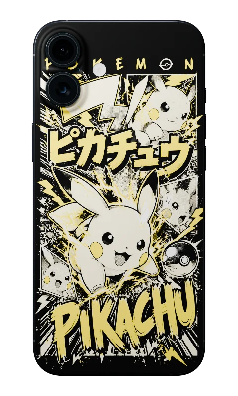 Cartoon Mobile Skin (Pikachu Thunder)