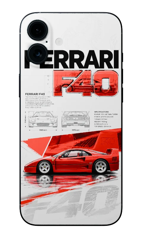 Sports Cars Mobile Skin (Ferrari F 40)