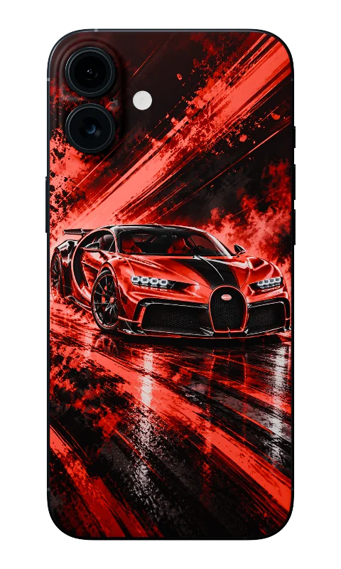 Sports Cars Mobile Skin (Red Chiron)