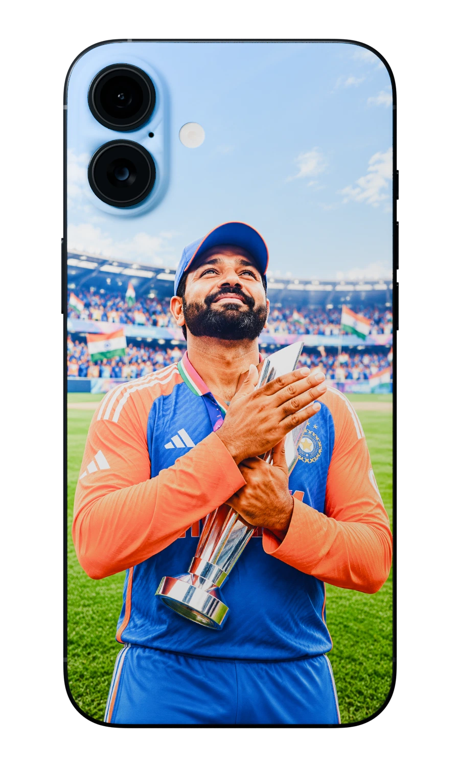 Cricket Mobile Skin (Rohit Sharma T 20 Champion)