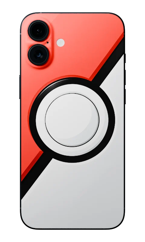 Cartoon Mobile Skin (Pokeball)