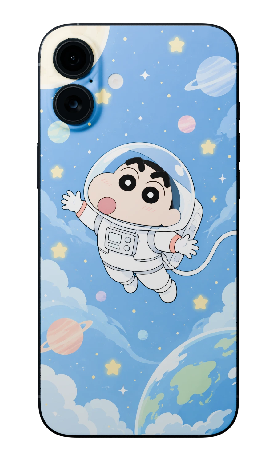 Cartoon Mobile Skin (Space Shinchan)