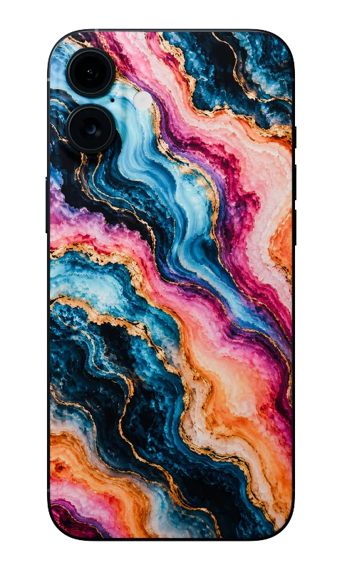 Marble Mobile Skin (Rainbow Marbel)