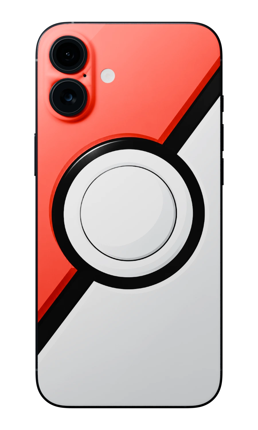 Cartoon Mobile Skin (Pokeball)