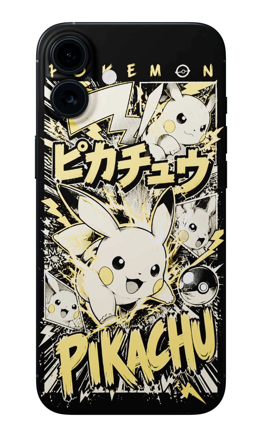 Cartoon Mobile Skin (Pikachu Thunder)
