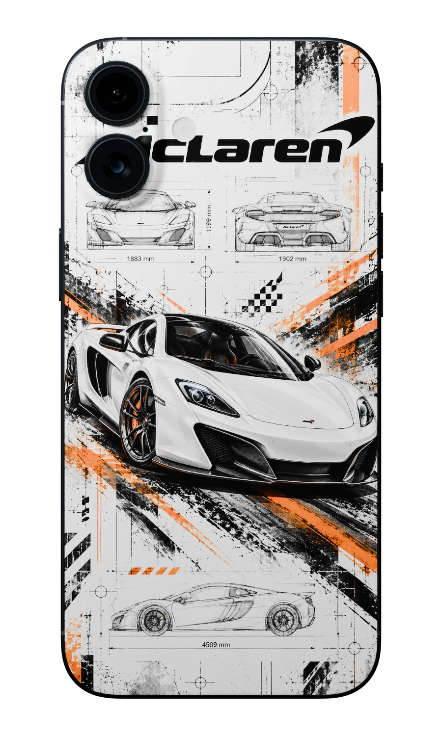 Sports Cars Mobile Skin (Mclaren Mp 4)