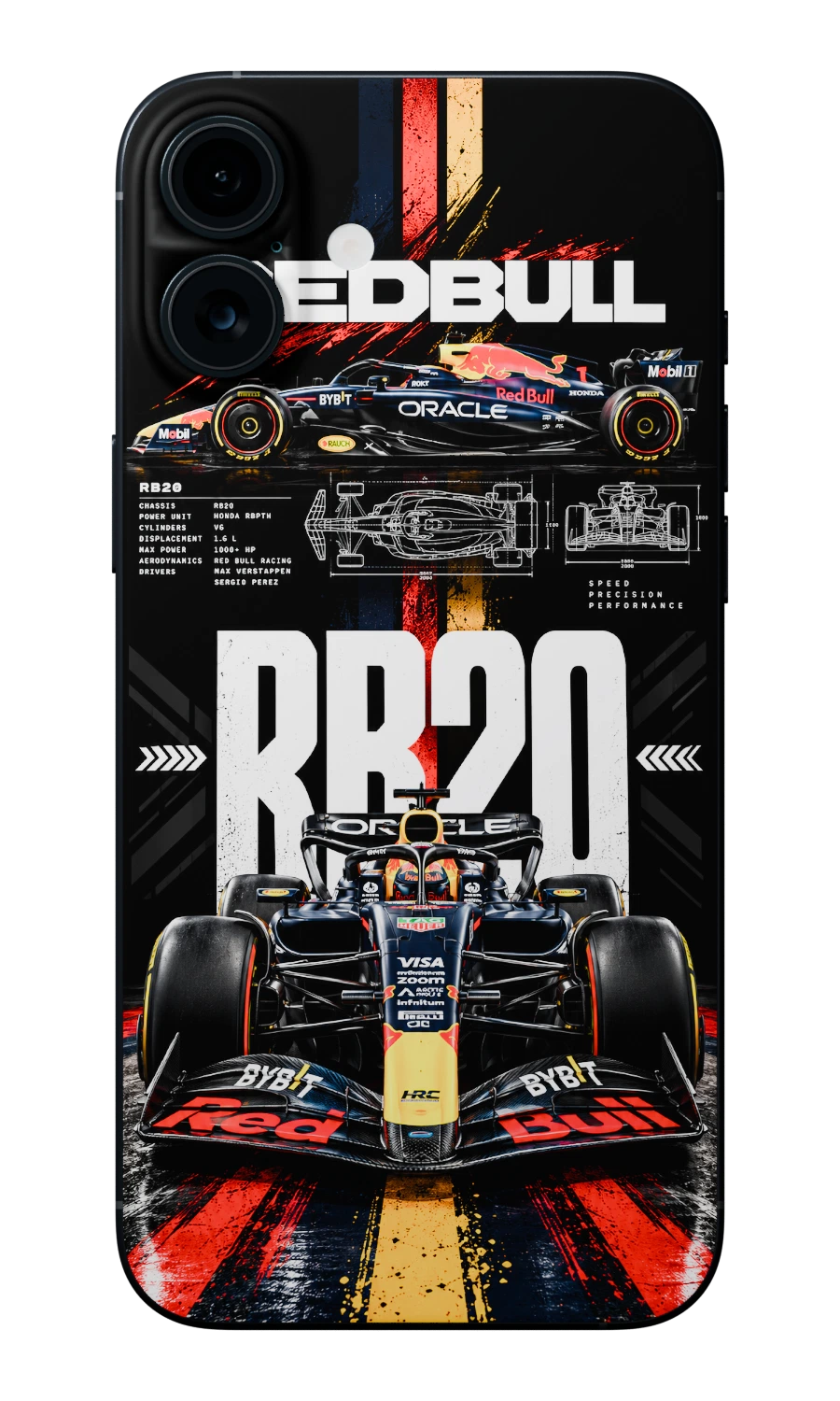 Sports Cars Mobile Skin (F 1 Red Bull)
